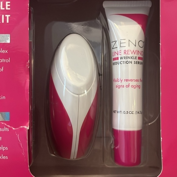 Zeno Line Rewind Wrinkle Reduction Kit Serum & Device New - Picture 2 of 8